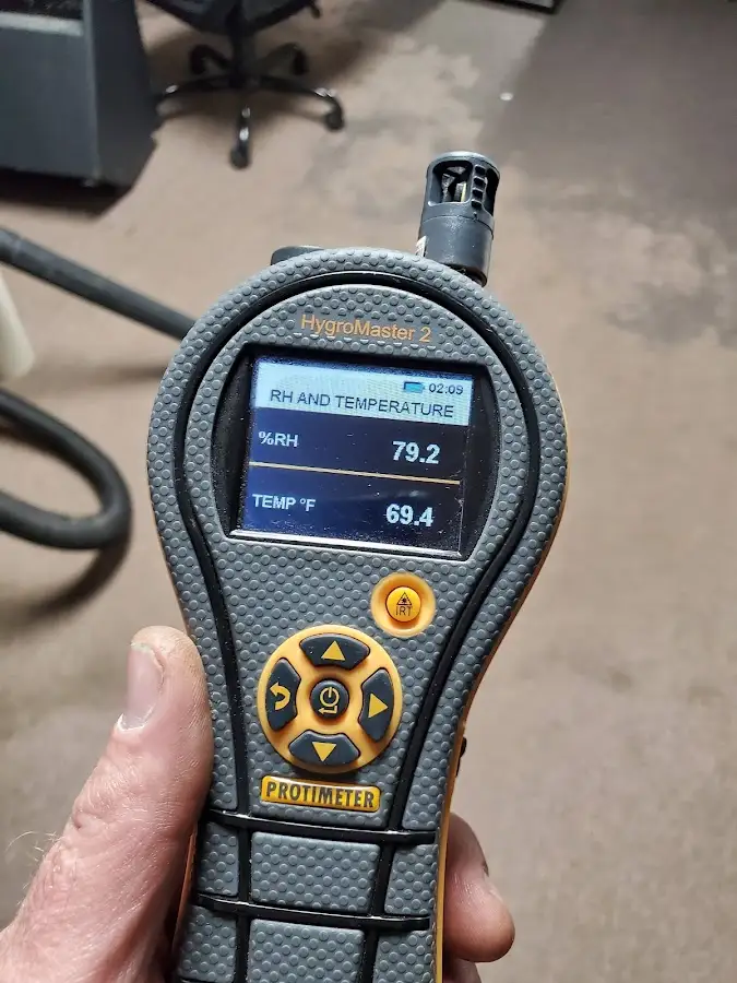 Moisture meter humidity assessment for Mold Remediation & Removal in Pekin